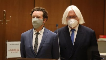 Danny Masterson in court, on trial for rape.
