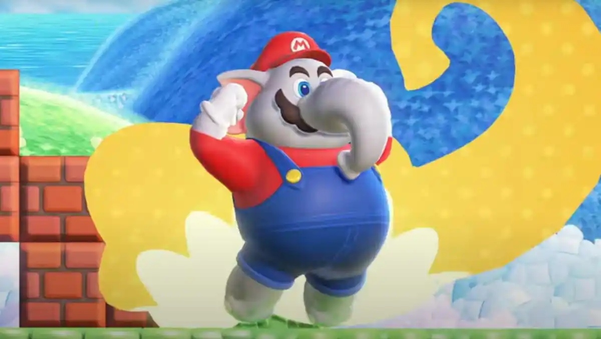 Elephant Mario in Super Mario Bros. Wonder trailer