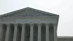 The exterior of the Supreme Court building.