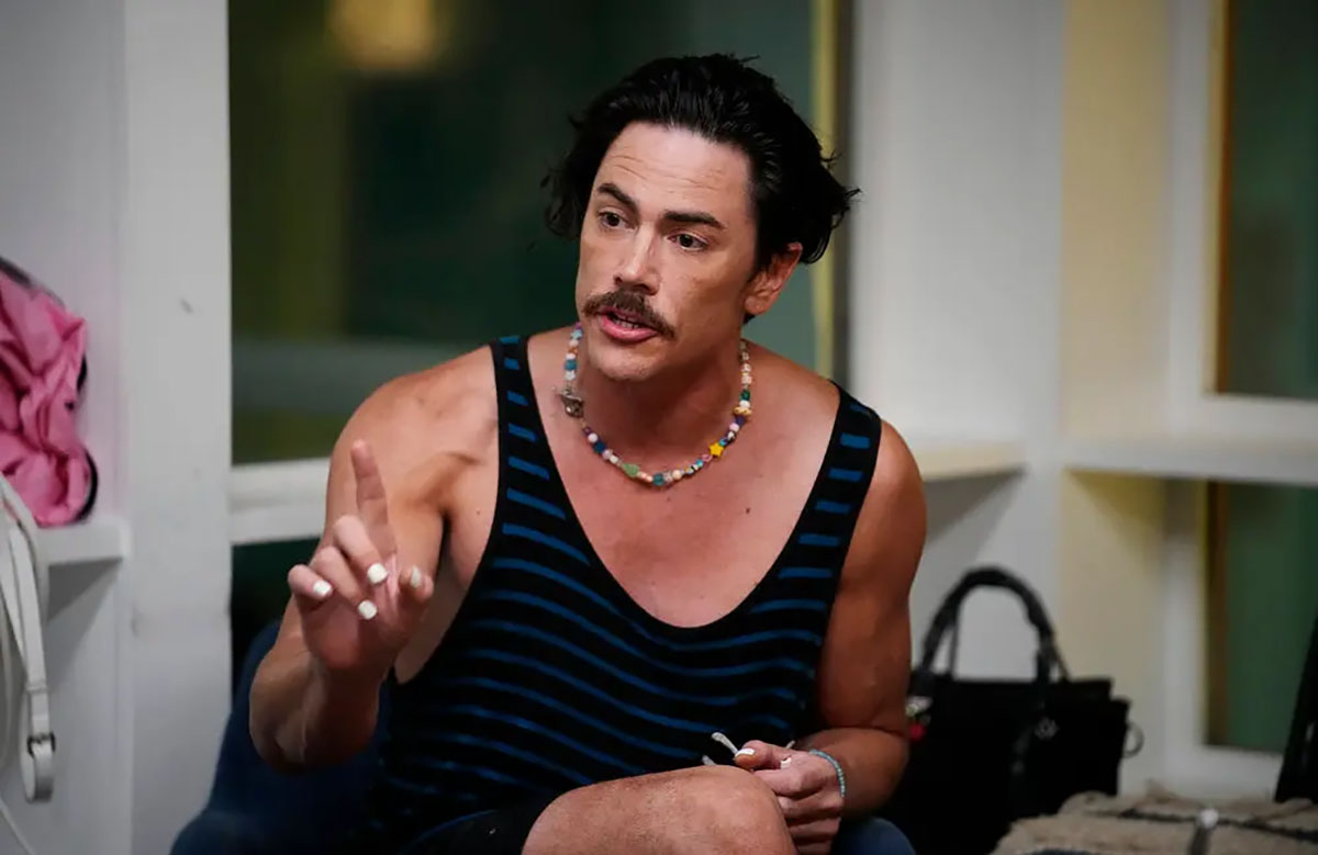 Tom Sandoval looking like a fool on Vanderpump Rules