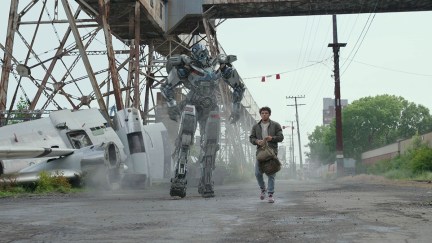 Mirage and Noah (Anthony Ramous) in Transformers