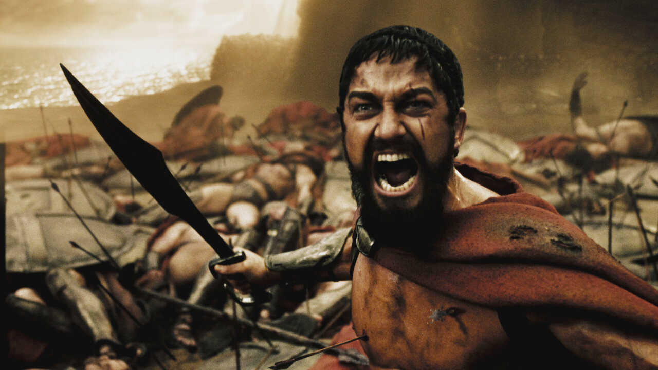 King Leonidas in 300 charging