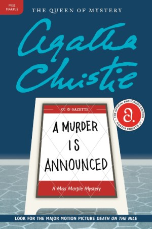 The cover of Agatha Christie's 'A Murder Is Announced'