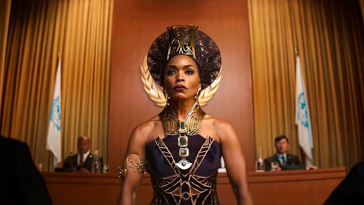 Angela Bassett as Queen Ramonda in Black Panther: Wakanda Forever