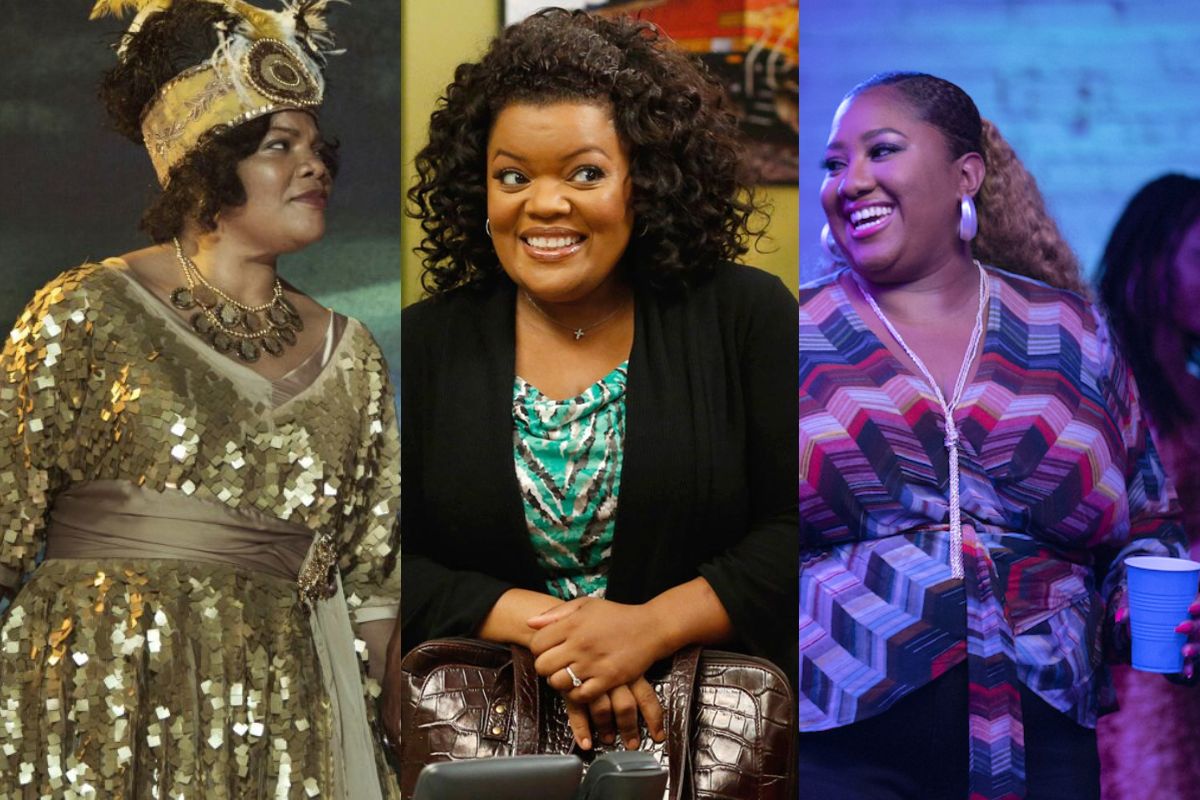 Three Black comedians/writers/actresses in different performances. Mo'Nique in 'Bessie'; Yvette Nicole Brown in 'Community'; and Ashley Nicole Black in 'A Black Lady Sketch Show.'