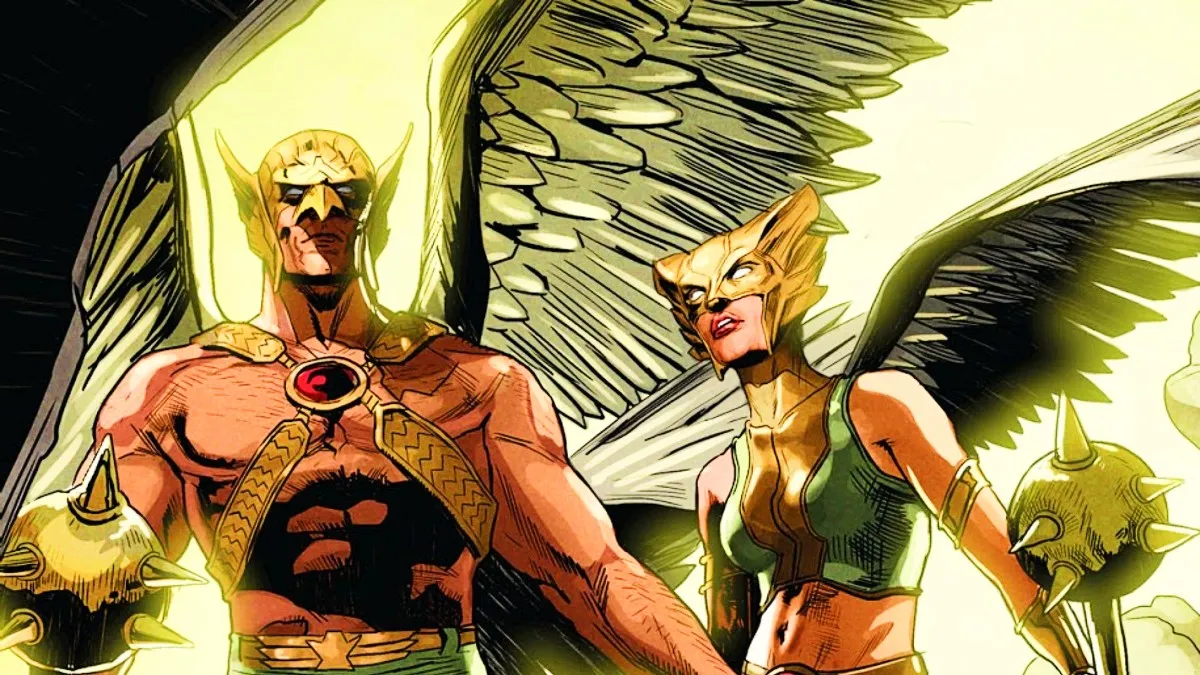 Hawkgirl and Hawkman in DC Comics