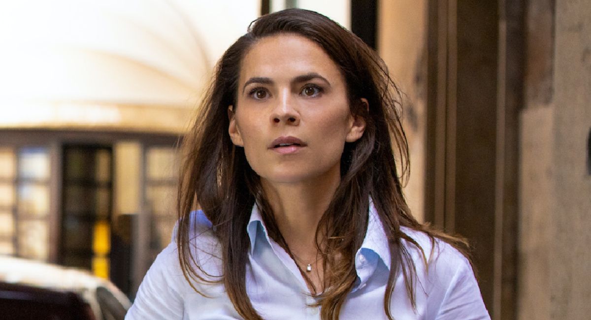 A picture of Hayley Atwell as Grace in Mission Impossible Dead Reckoning Part One