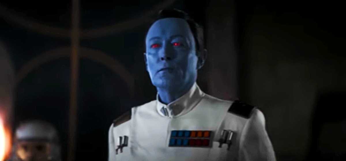Lars Mikkelsen as Grand Admiral Thrawn in Ahsoka