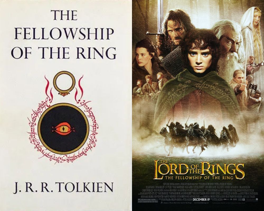 "The Lord of the Rings: Fellowship of the Ring" by J. R. R. Tolkien.