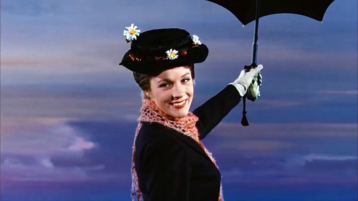 Julie Andrews as Mary Poppins in Mary Poppins (Disney)