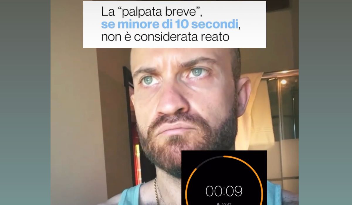 White Lotus actor Paolo Camilli posts a video reacting to the Italian judges' groping ruling