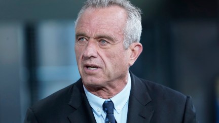 NEW YORK, NEW YORK - JULY 14: Democratic presidential candidate Robert F. Kennedy Jr. visits 