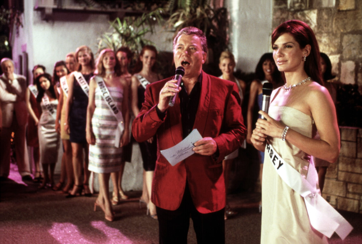 Sandra Bullock and William Shatner in 'Miss Congeniality'