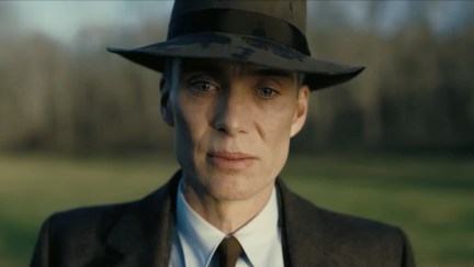 Cillian Murphy as J. Robert Oppenheimer in Oppenheimer