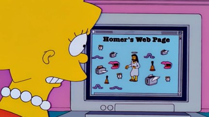Lisa struggles to understand her father's browsing habits.