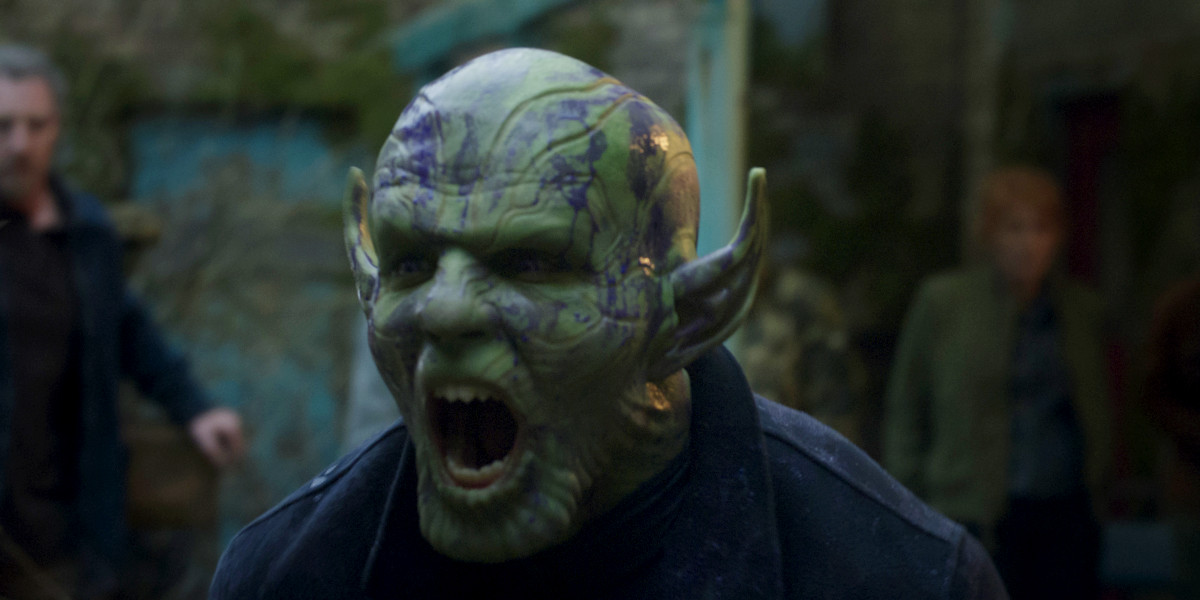 A screaming Skrull in Secret Invasion