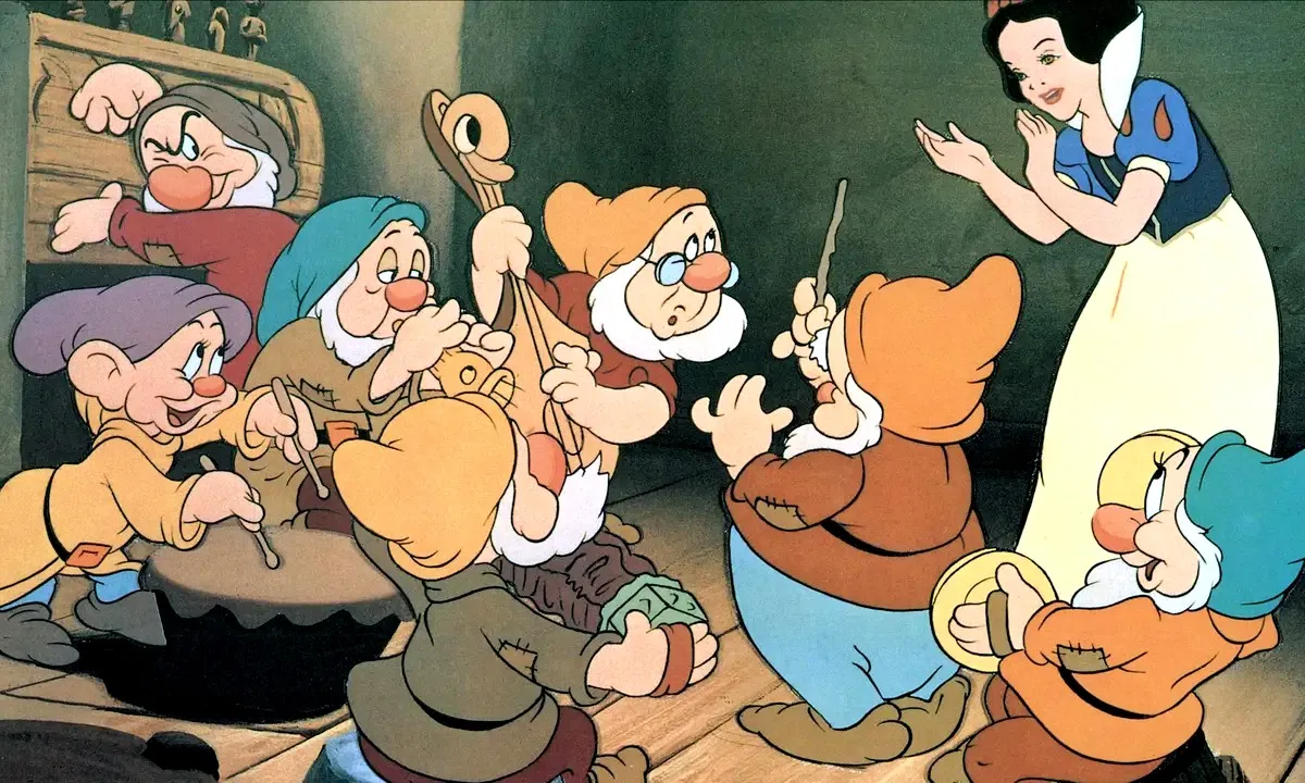 Disney's animated Snow White and the Seven Dwarfs