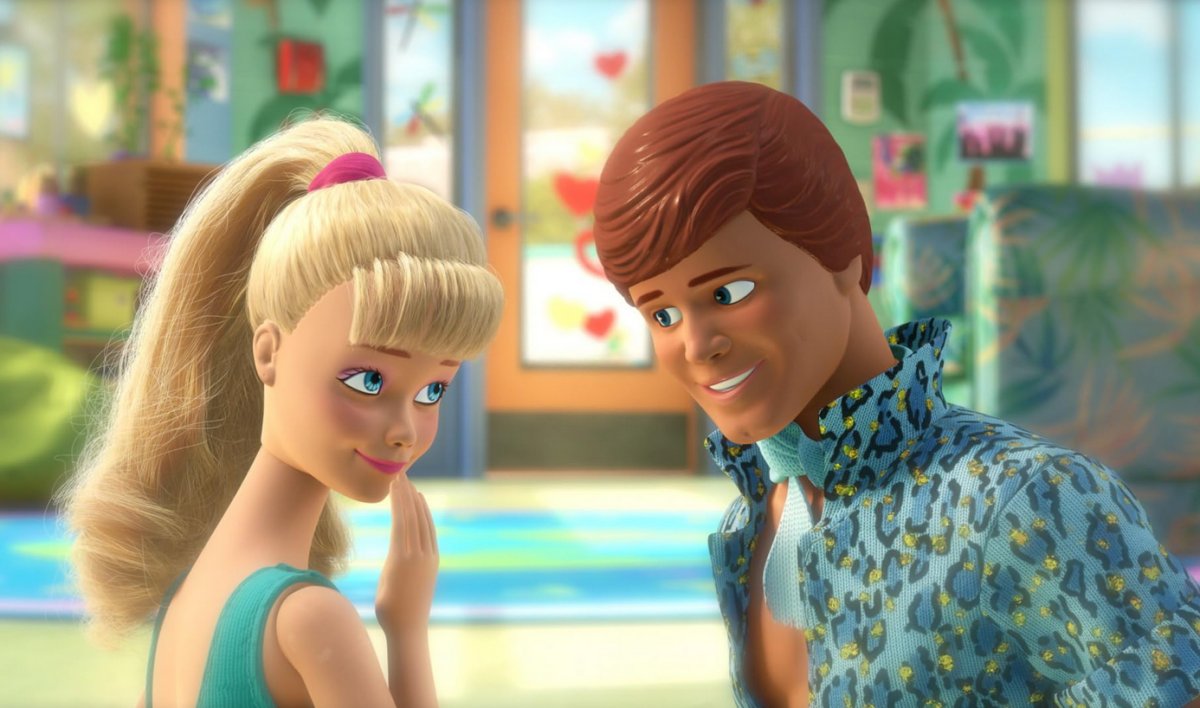 Barbie and Ken (voiced by Jodi Benson and Michael Keaton) in Toy Story 3 (Disney)