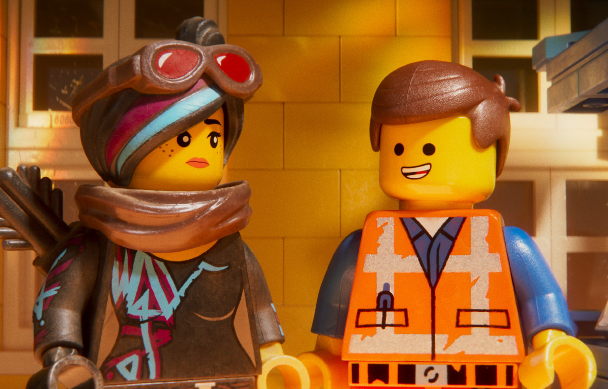 Wyldstyle and Emmet in 'The Lego Movie 2: The Second Part'