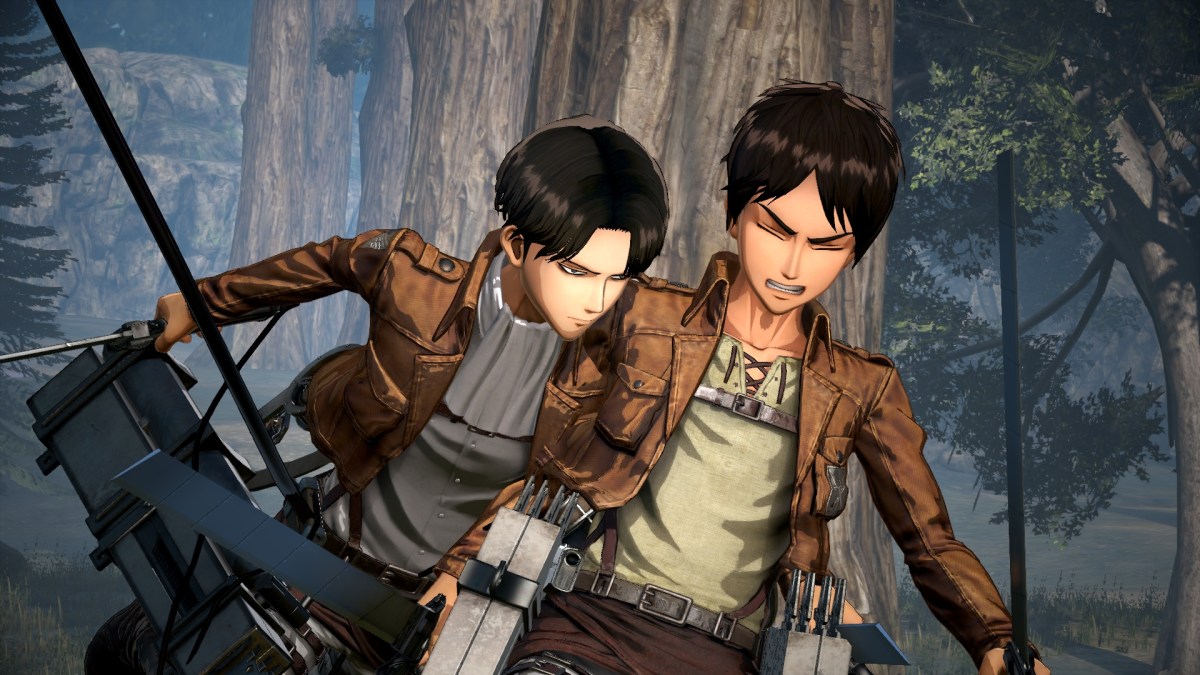 attack on titan 2 eren and levi