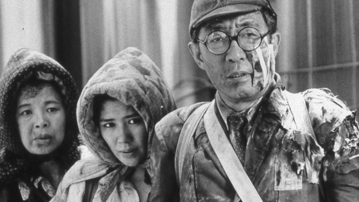 Nuclear blast survivors in Black Rain