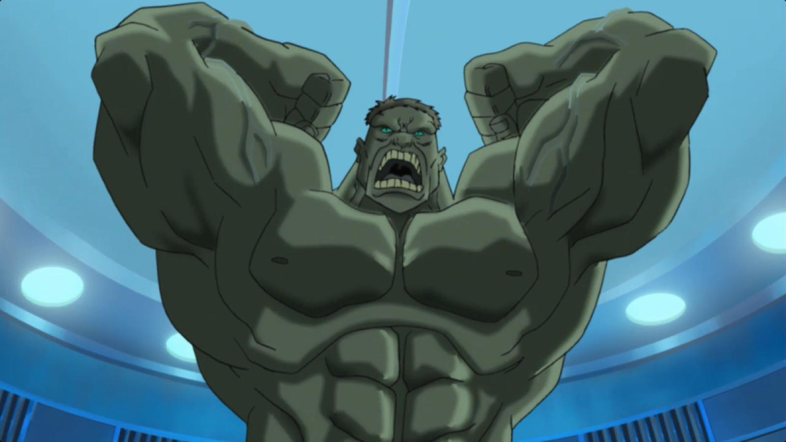 Hulk about to smash in 'Ultimate Avengers'