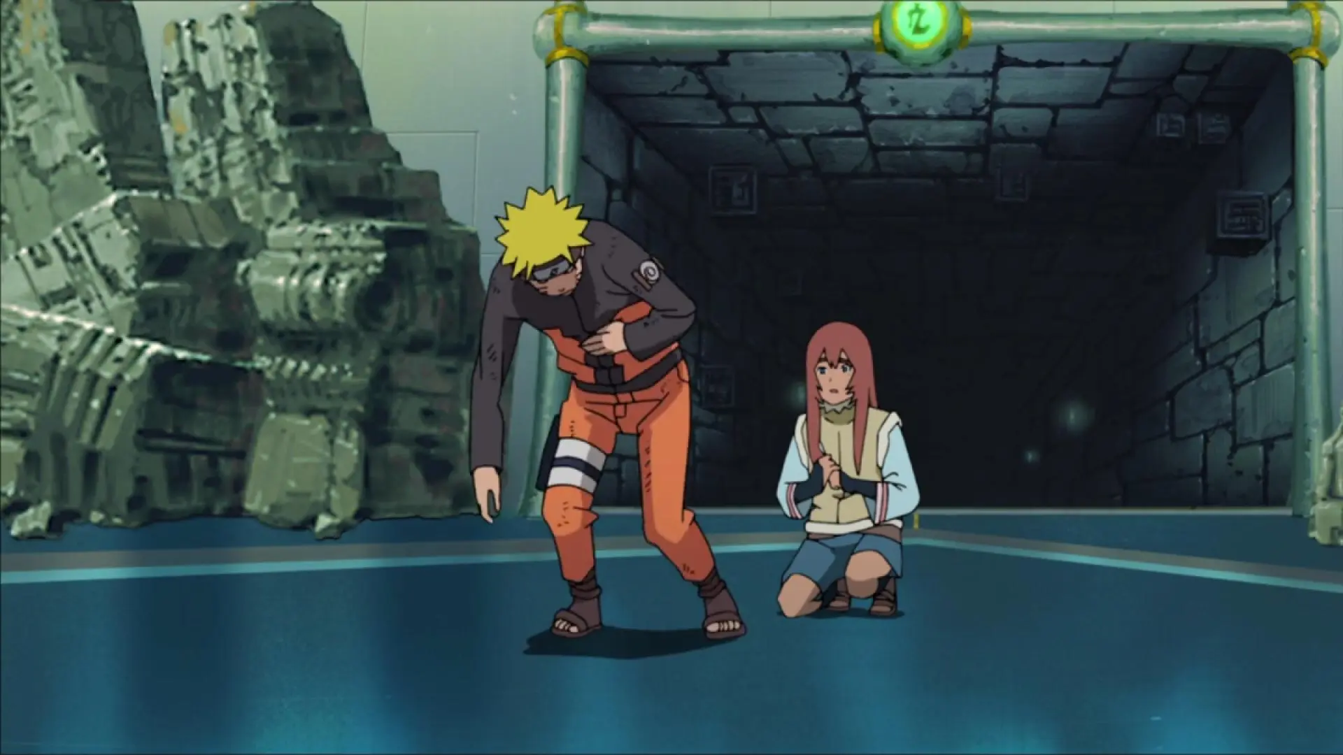 Naruto wounded in the movie Bonds