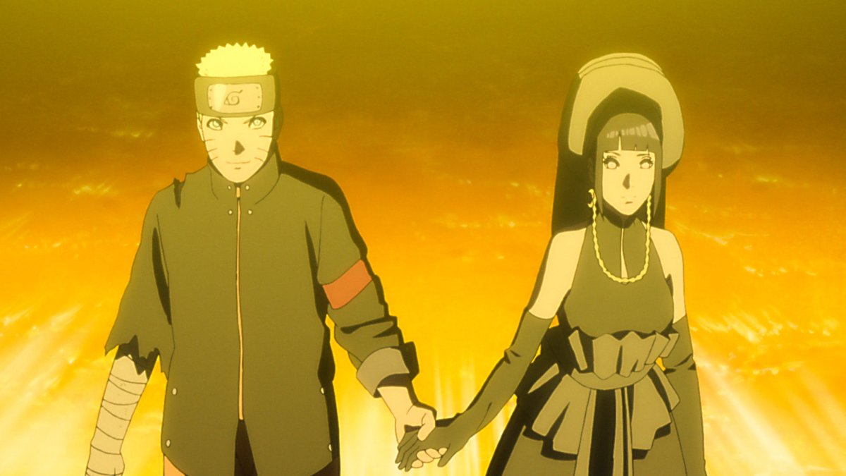 naruto holds hands with hinata