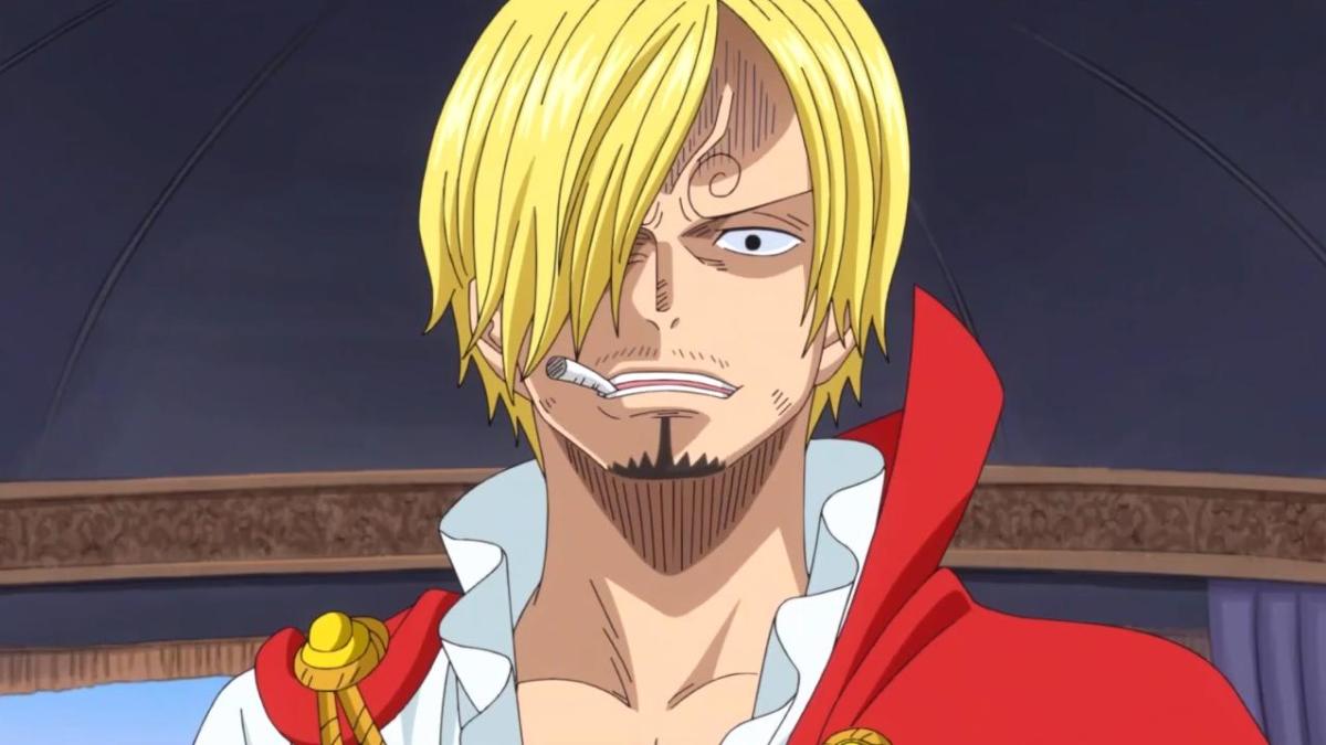 Sanji looking perturbed in one piece