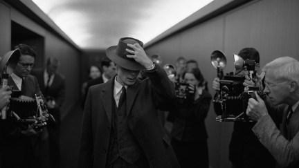 Cillian Murphy as J. Robert Oppenheimer in Oppenheimer