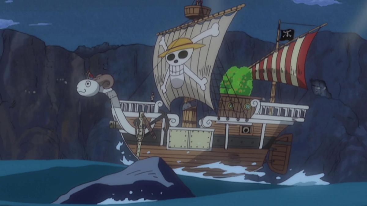 the going merry at sea