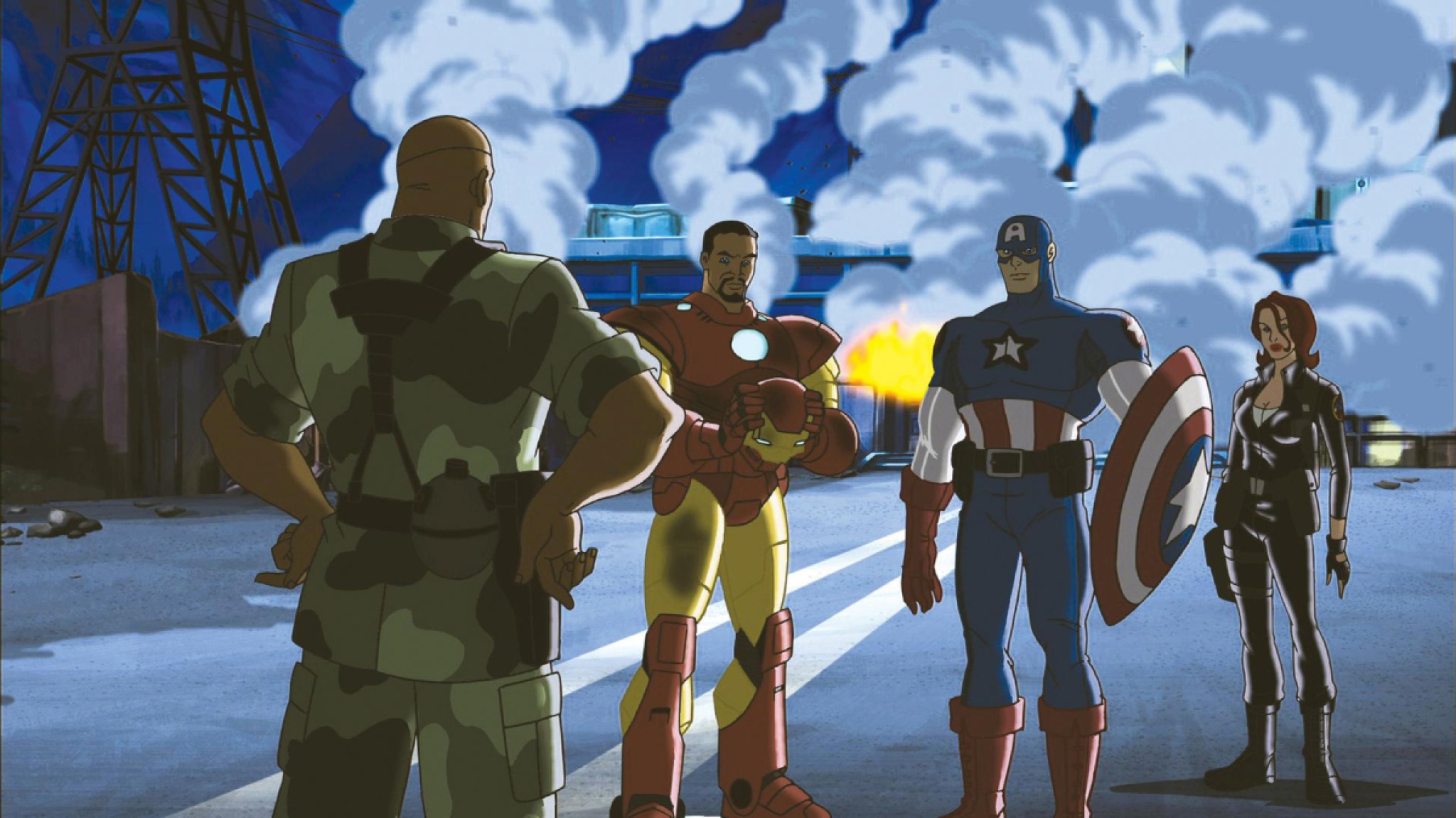 The Avengers assembled in 'Ultimate Avengers'