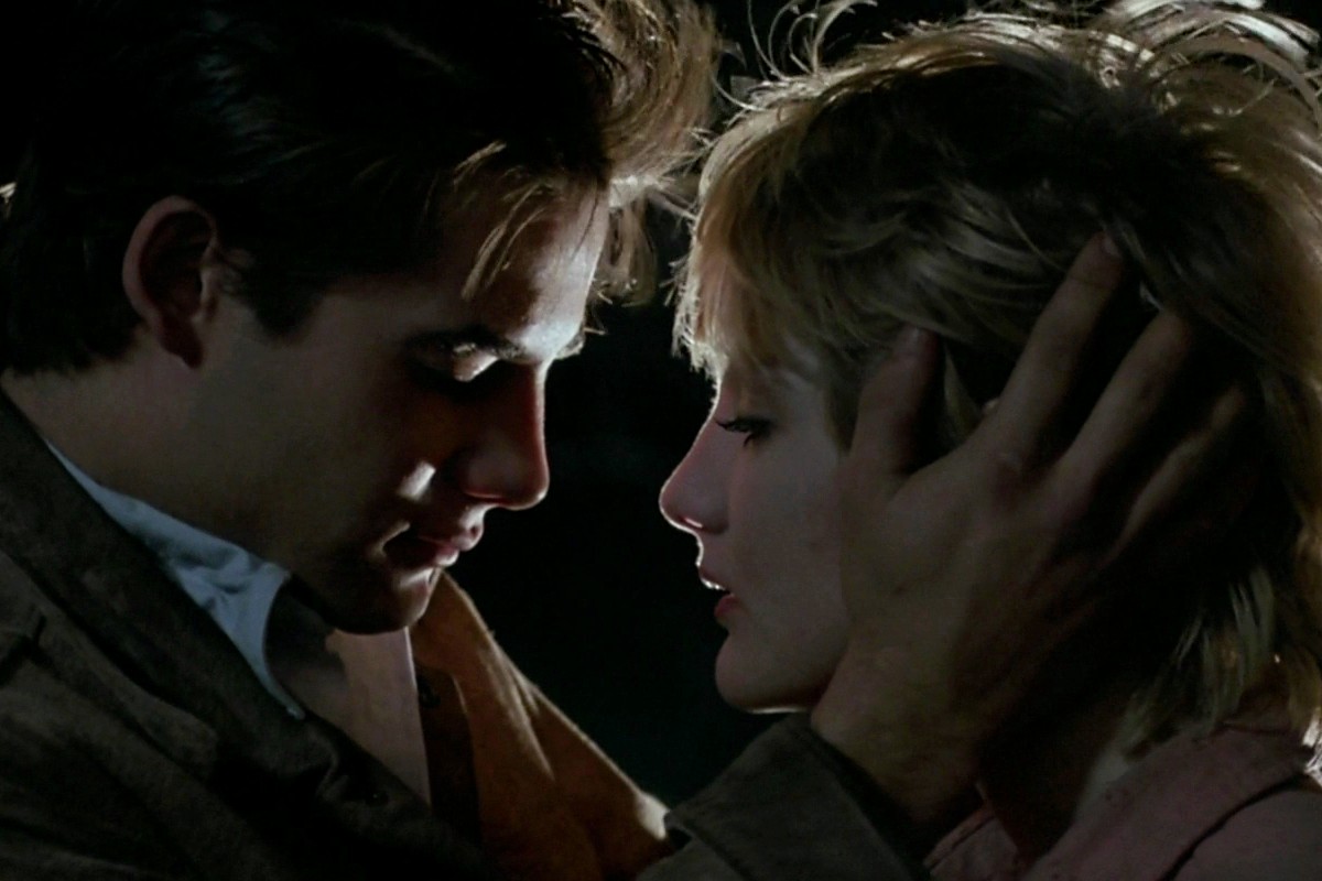 Two young people being tender with one another in 'Near Dark'