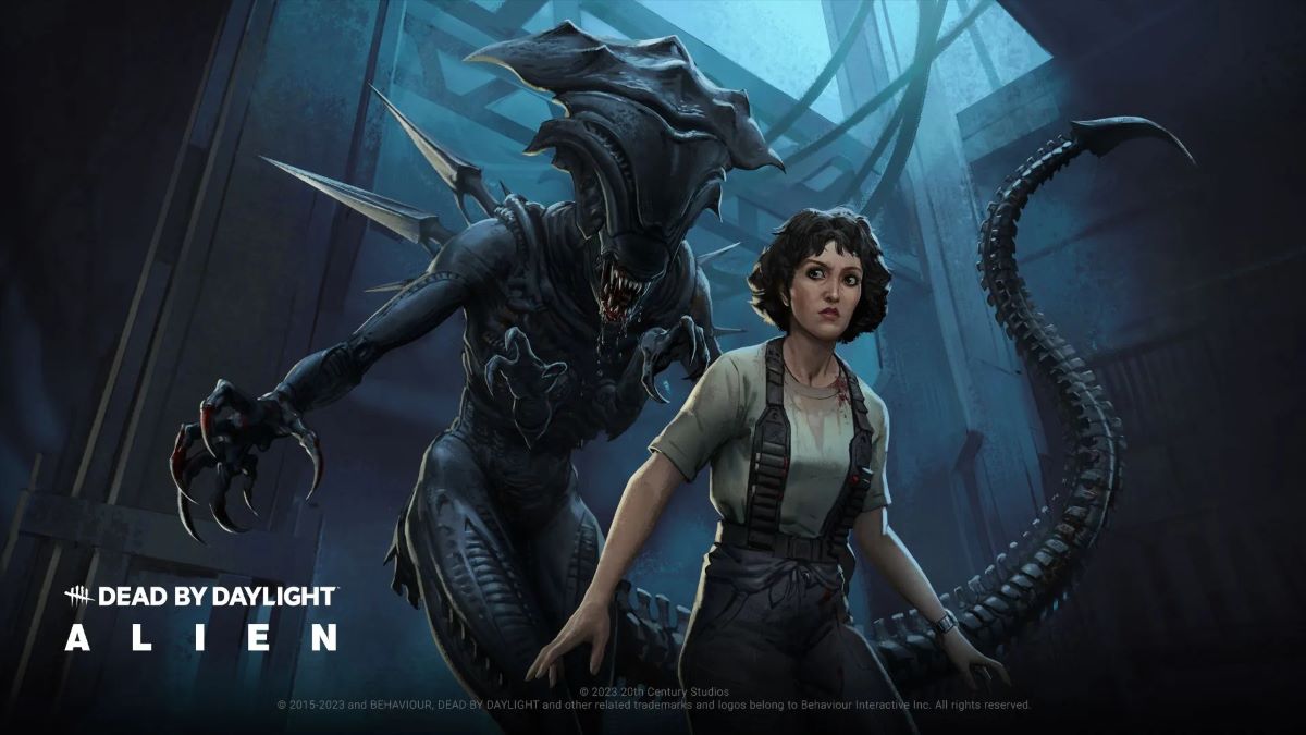 The Xenomorph and Ellen Ripley from Alien as they appear in Dead by Daylight