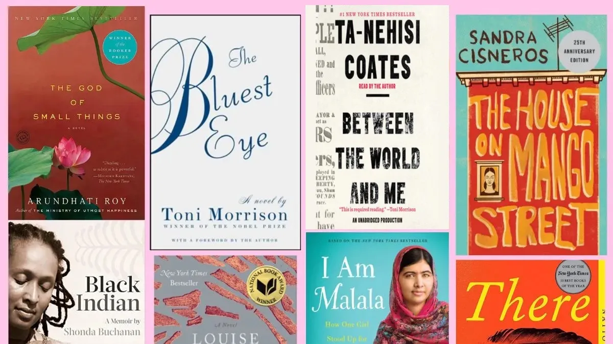 A collage of book covers by BIPOC authors.
