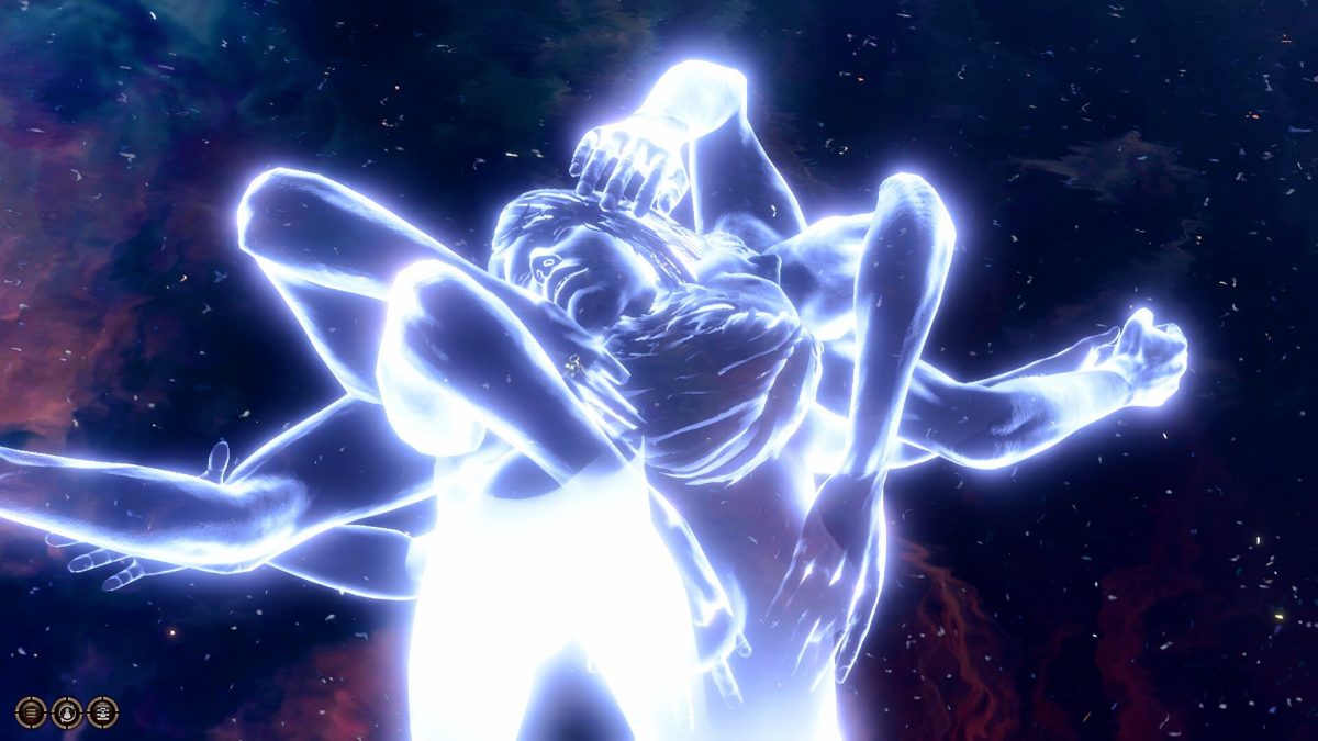 Getting it on with Gale the wizard, in the stars.