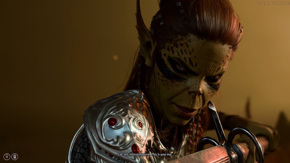 Lae'zel threatens to kill you for being an abomination.