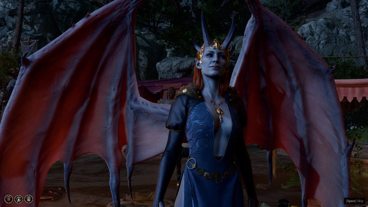 The devil Mizora appears.