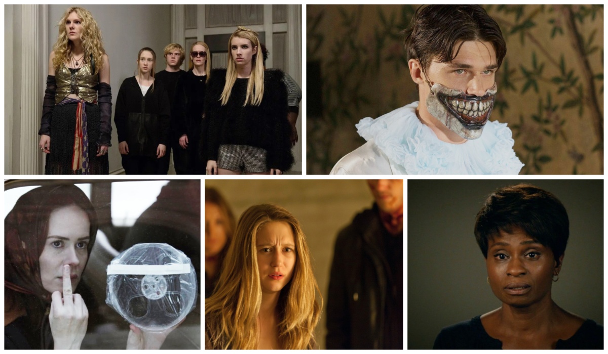 A collage of the best seasons of "American Horror Story"