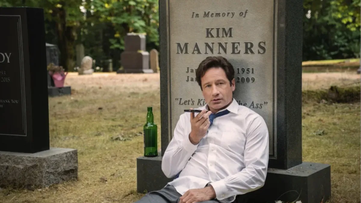 David Duchovny in The X-Files episode "Mulder and Scully Meet the Were-Monster"