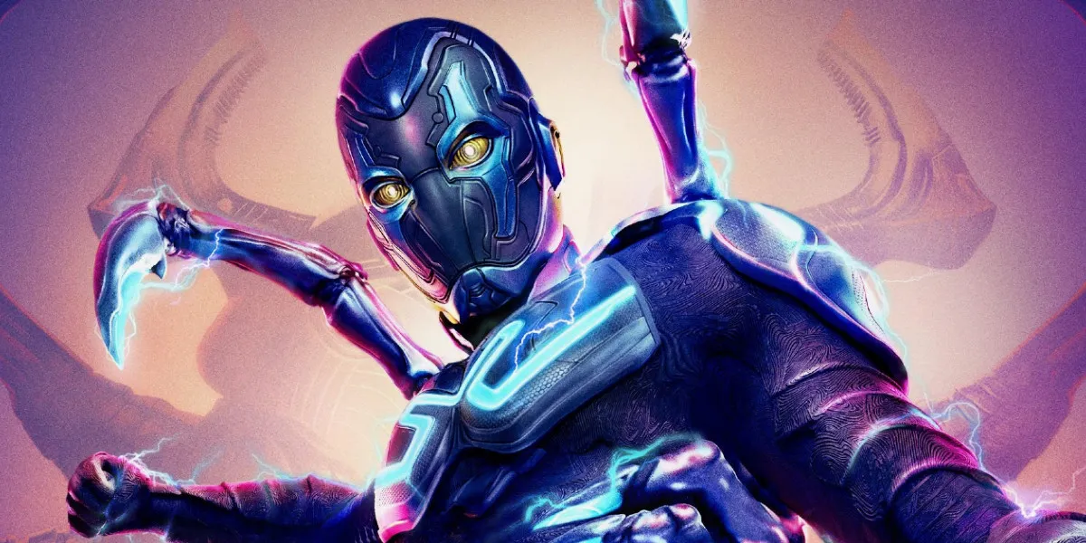 Character poster for DC's Blue Beetle movie