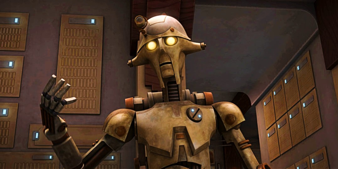 Huyang the droid in the animated series 'Star Wars: The Clone Wars'
