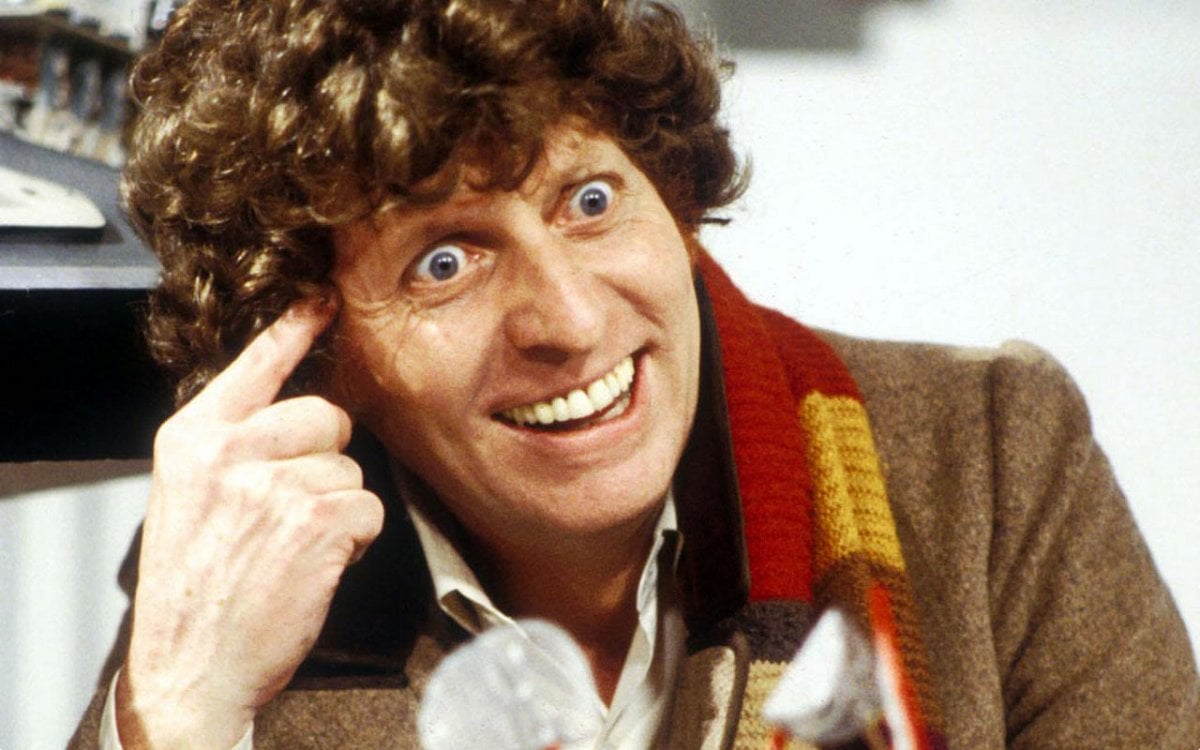 Tom Baker as the Fourth Doctor (BBC)
