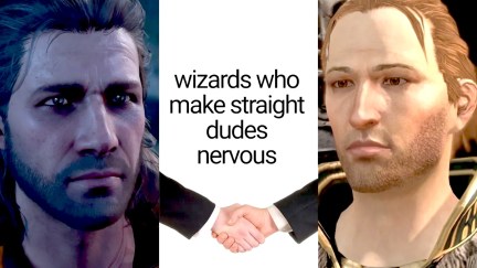 Both Gale and Anders have freaked out the straight male gamer demographic with their wizardly panache.