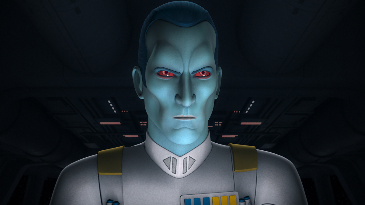 Grand Admiral Thrawn in the animated series 'Star Wars Rebels'