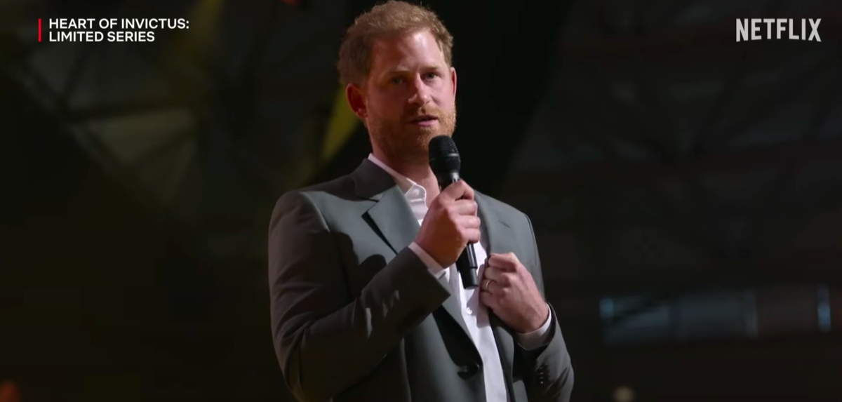Prince Harry opens the trailer of 'Heart of Invictus' with a speech