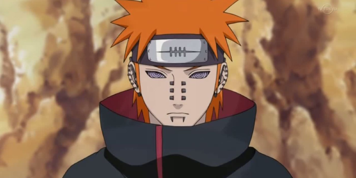 Nagato, a.k.a. Pain, in the anime series 'Naruto Shippuden'