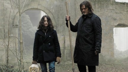 Norman Reedus as Daryl Dixon and Louis Puech Scigliuzzi as Laurent in 'The Walking Dead: Daryl Dixon'