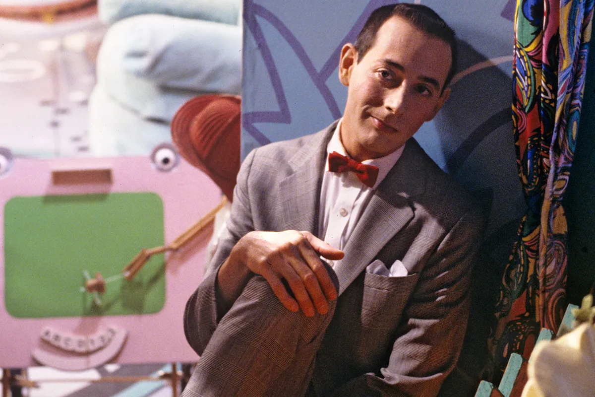 Publicity still from 'Pee Wee's Playhouse' (CBS), a children's television show starring Paul Reubens, 1986. (Photo by John Kisch Archive/Getty Images)