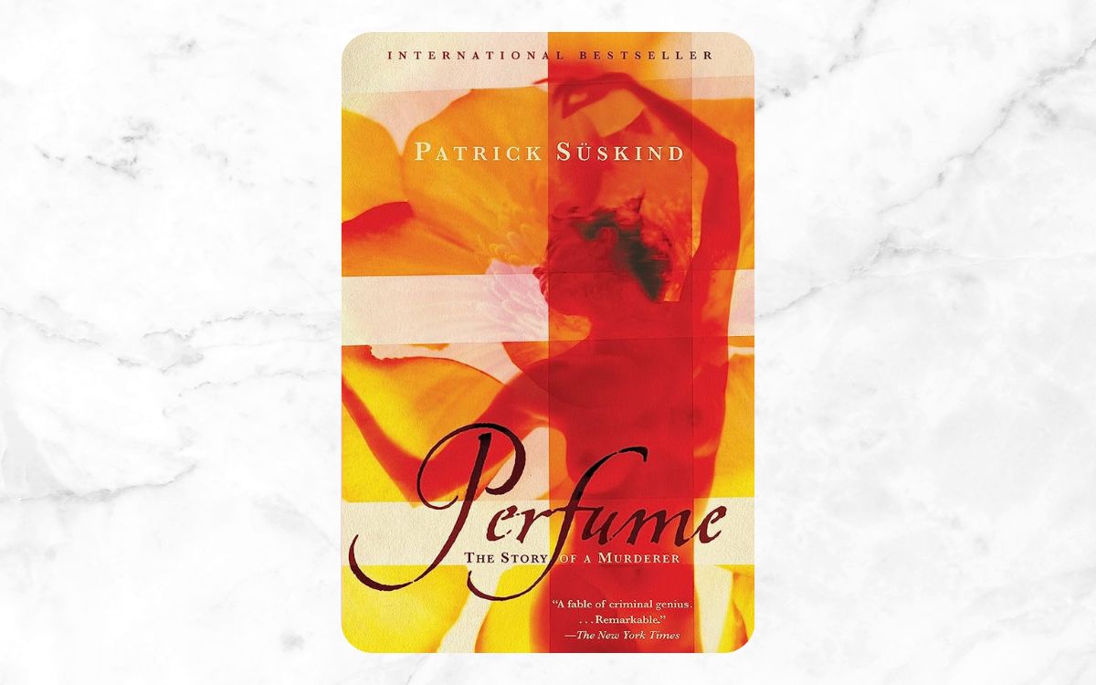 A nude woman dances freely on the cover of "Perfume: The Story of a Murderer"